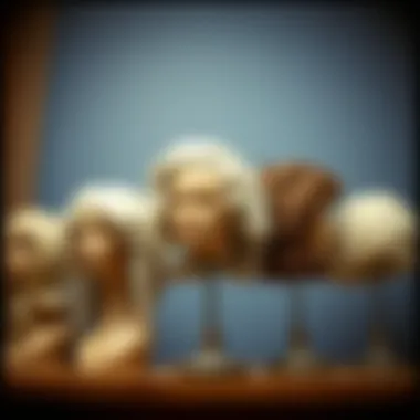 Historical Styles of Wigs Historical evolution of wigs showcasing various styles