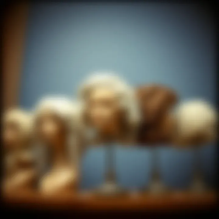 Historical Styles of Wigs Historical evolution of wigs showcasing various styles