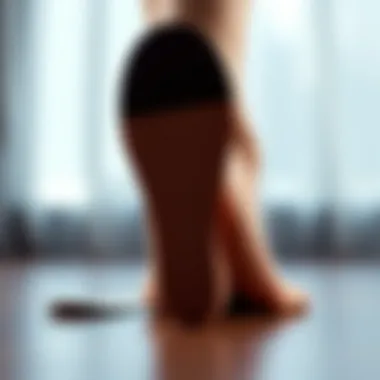 Comparison chart showcasing various types of insoles for heel support