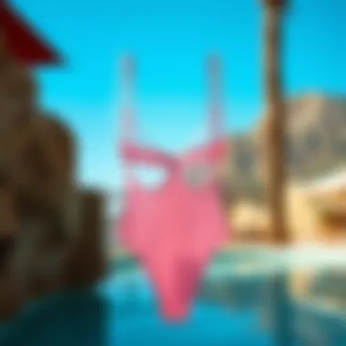 The Modern Aesthetic of Clear Strap Swimsuits Elegant clear strap swimsuit design showcasing modern aesthetics