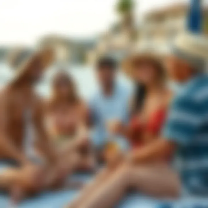 Engaging Beach-Themed Activities Group of friends enjoying beach-themed activities