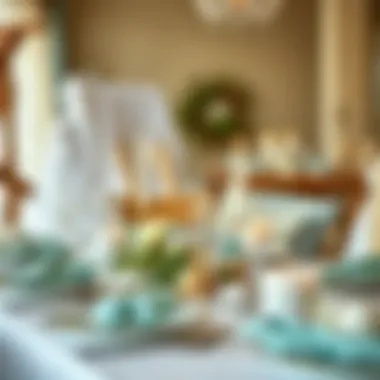 Coastal Table Setting Elegance Elegant table setting with coastal elements