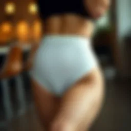 Sleek abdominal compression underwear showcasing modern design