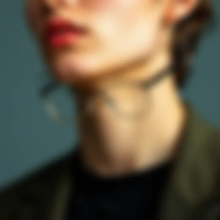 Modern Design of Eyeglass Holder Stylish around the neck eyeglass holder showcasing modern design