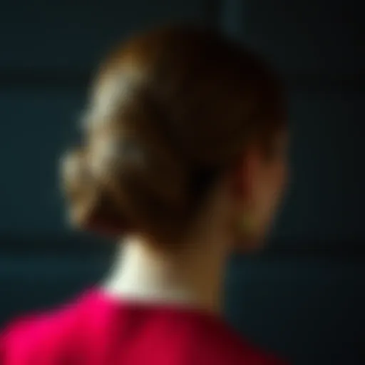 Chignon Elegance Elegant chignon hairstyle showcasing a sleek and polished look