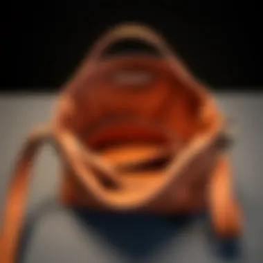 Functional Attributes of the Coach May Shoulder Bag Functional attributes of the Coach May shoulder bag, featuring its spacious interior and organizational elements.