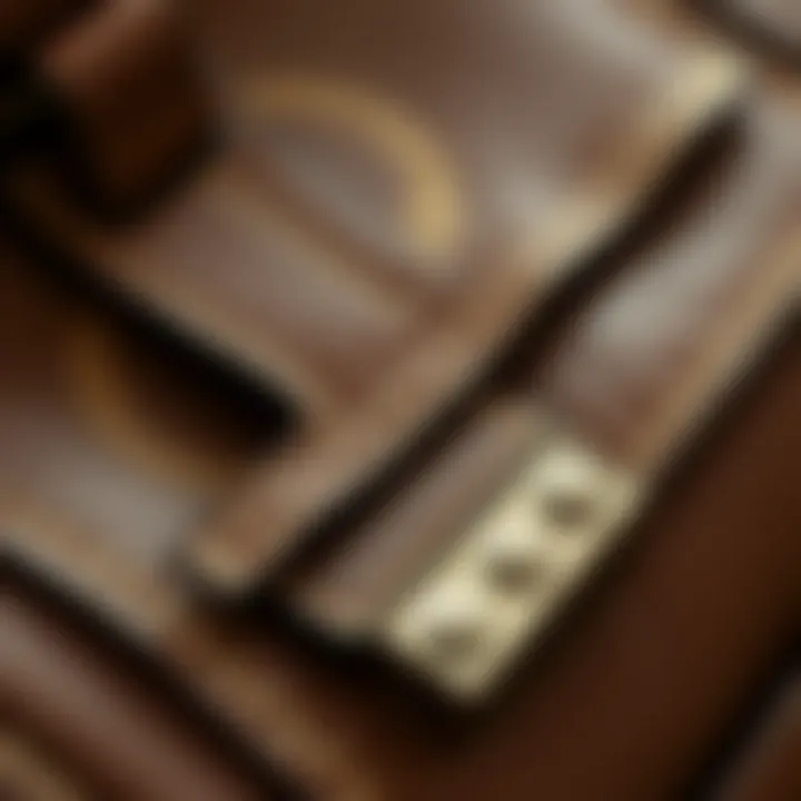 Quality Craftsmanship of the Coach May Shoulder Bag Close-up of the materials used in the Coach May shoulder bag highlighting quality craftsmanship.