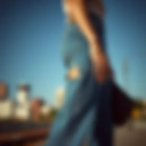 Stylish detachable jeans showcasing versatility in design