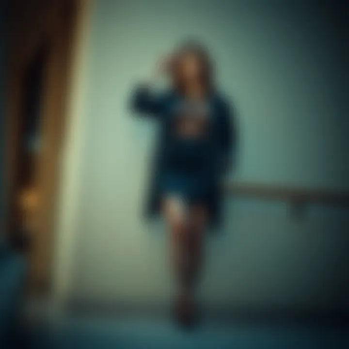 Stylish outfit featuring toeless fishnet tights enhancing elegance