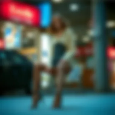 Diverse styling options with toeless fishnet tights in modern fashion