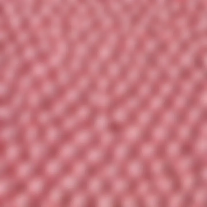 Close-up of unique fabric textures that embody the kawaii sexy clothing trend, highlighting intricate patterns and soft materials.