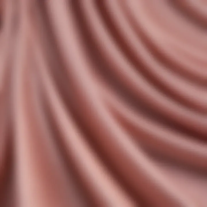 Close-up of unique fabric textures used in mod bridesmaid dresses.