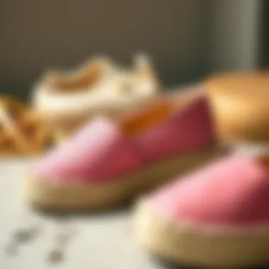 Eco-Friendly Materials for Espadrilles Sustainable materials used in pink espadrille wedges