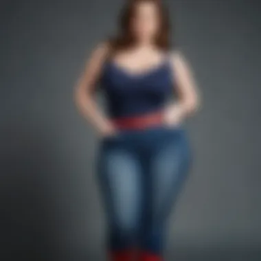 Comfortable fit showcasing curvy figures