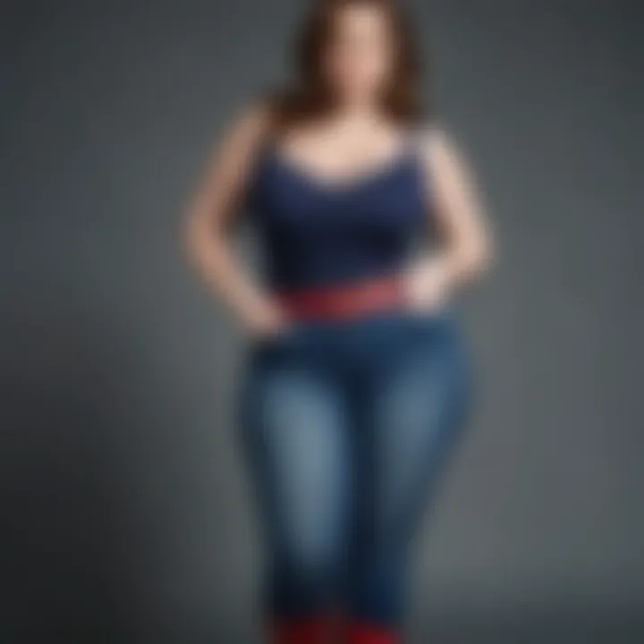 Comfortable fit showcasing curvy figures