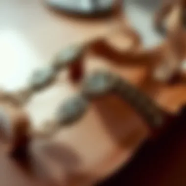 Material Excellence: The Craftsmanship Behind Princess Sandals Close-up of high-quality materials used in princess sandals