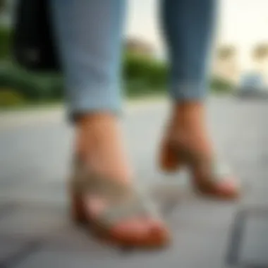 Fashion Forward: Styling Tips for Princess Sandals Stylish princess sandals paired with fashionable attire