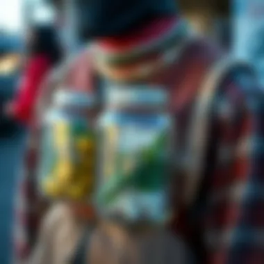 Cultural representation of mason jar clothing in various communities