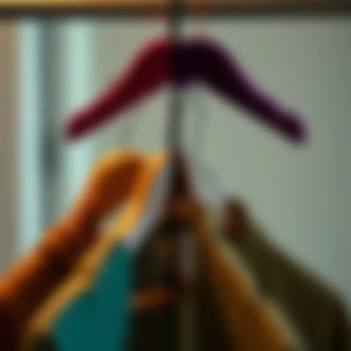 Comparison of Velvet and Traditional Hangers A side-by-side comparison of velvet hangers and traditional hangers