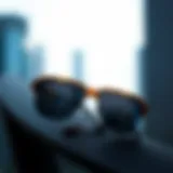 Viahda sunglasses showcasing unique design elements