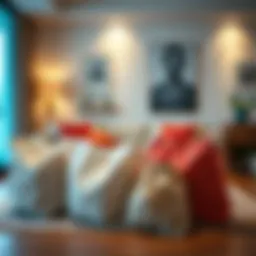 Innovative storage saver bags displayed in a modern home setting