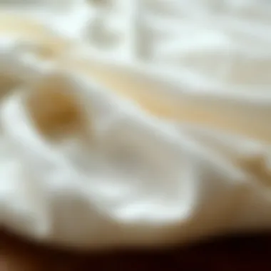 Fabric Swatches and Textures Soft fabric swatches showcasing different textures for the blouse