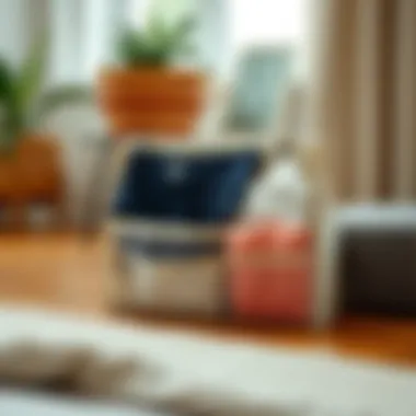 Chic Design of Foldable Underwear Organizer Stylish foldable underwear organizer showcasing capacity and design