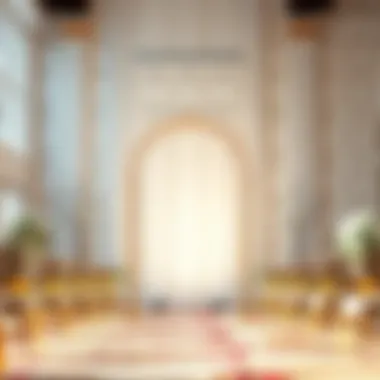 Stylish Ceremony with Gold Arch Frame Stylish wedding ceremony setup featuring gold arch