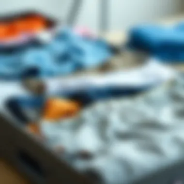 Exploring Materials of Foldable Organizers Various materials used in foldable underwear organizers displayed together