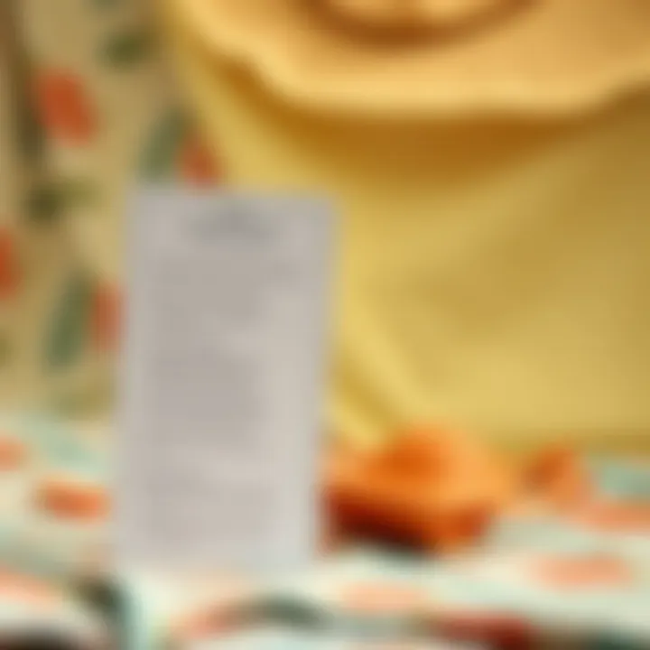 Care Instructions for Festival Bikini Sets Detailed care instructions for festival bikini sets on a creative backdrop