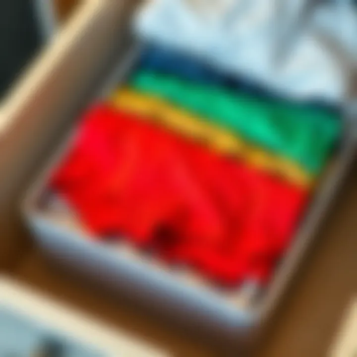 Neat Organization in Drawer Using Foldable Organizer Organized drawer with neatly folded underwear using an organizer