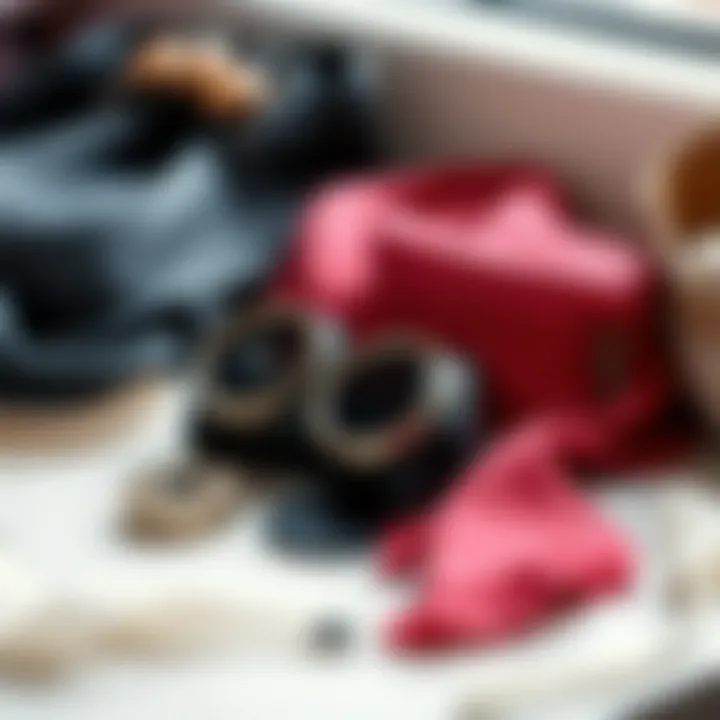 Accessories Enhancing Rosewave Style An assortment of accessories complementing Rosewave clothing's aesthetic