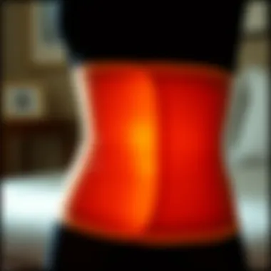 Visual representation of the science behind thermal waist trainers, highlighting material and heat retention.