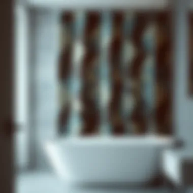 Modern Geometric Design for a Masculine Touch Stylish geometric pattern curtain