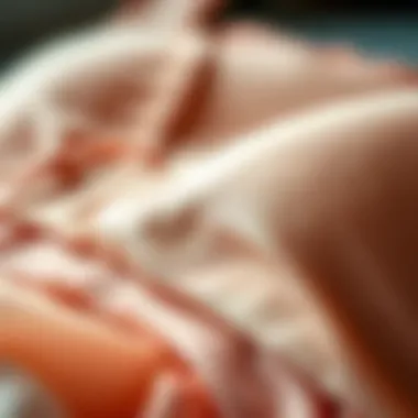 Craftsmanship in Focus: The Essentials of Lingerie Fabrics Close-up of high-quality fabric used in intimate apparel