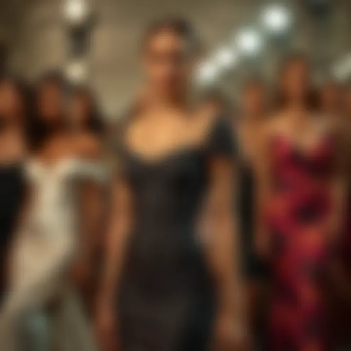 Fashion history timeline featuring the evolution of bodycon styles