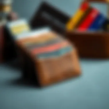 Diverse Materials in Card Holders Variety of card holders made from different materials