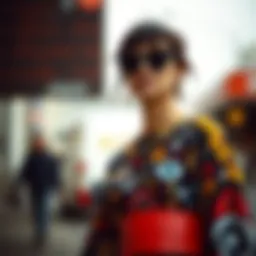 An abstract representation of evolving fashion trends.