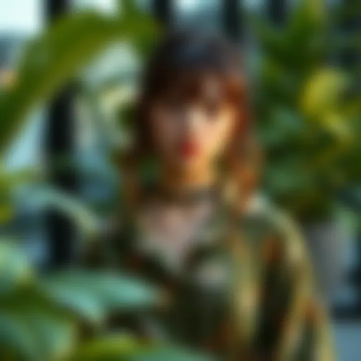 Sustainable Fashion Practices A conceptual piece showcasing sustainable fashion practices.