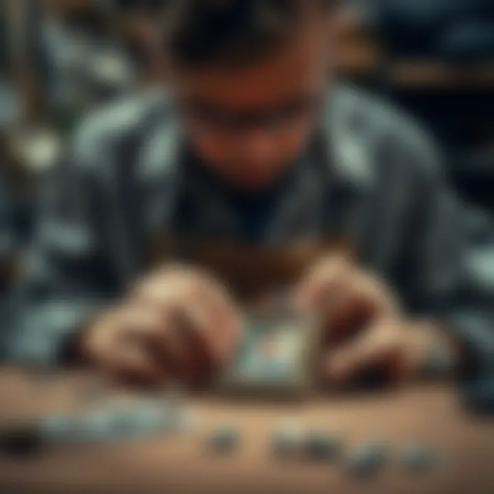An artisan crafting a personalized photo necklace, highlighting the attention to detail in the jewelry-making process