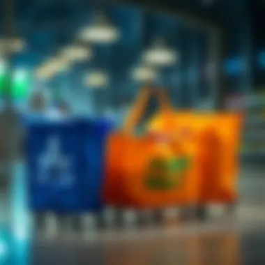 Comparison of different designs of wheeled grocery bags