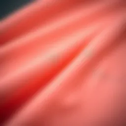 A close-up of eco-friendly fabric showcasing its texture and quality