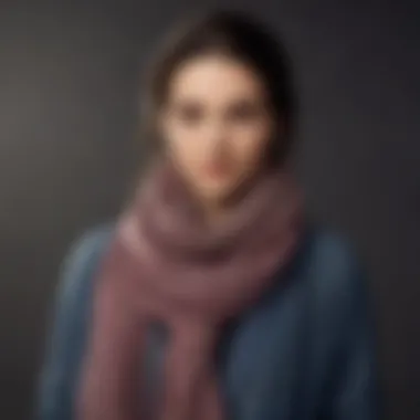 Enhancing Casual Outfits with Scarf Wraps Casual outfit enhanced with a dressy scarf wrap