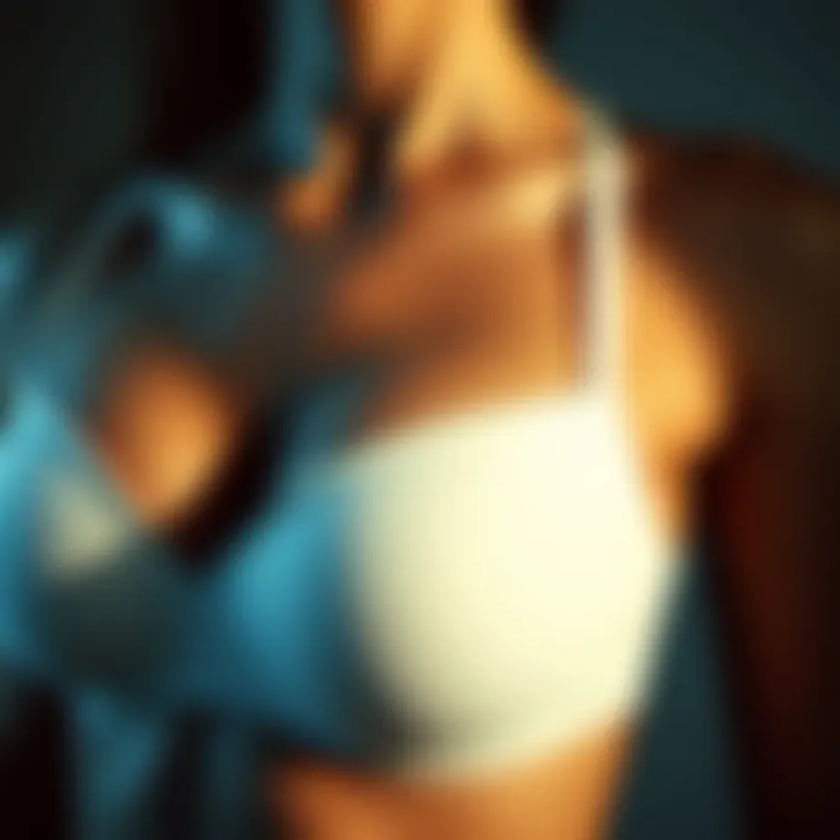 An elegant plain bra showcasing minimalist design