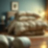 Space bags efficiently compressing comforters for storage