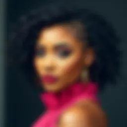 Elegant wand curl crochet hairstyle showcasing volume