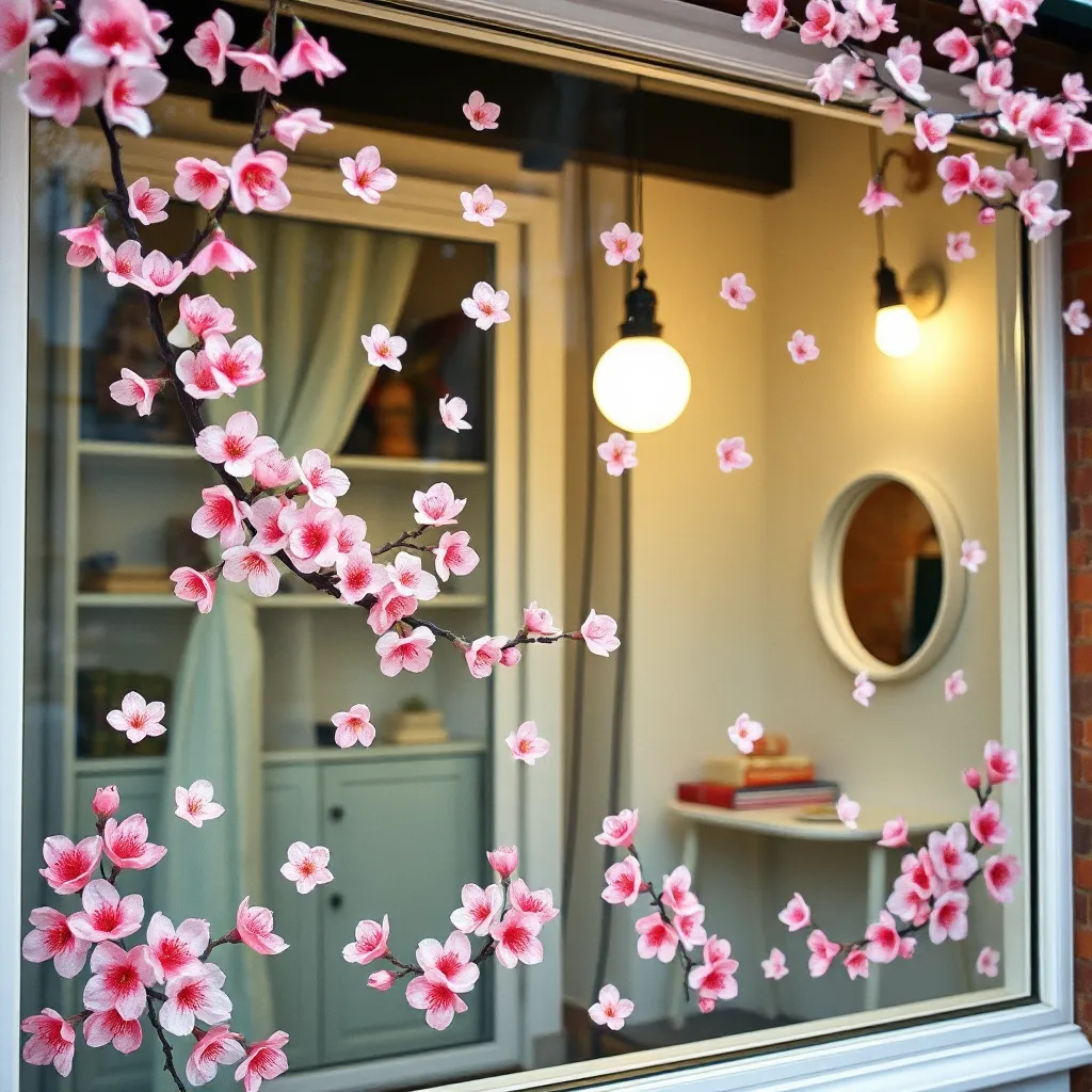The Beauty of Cherry Blossom Window Decals