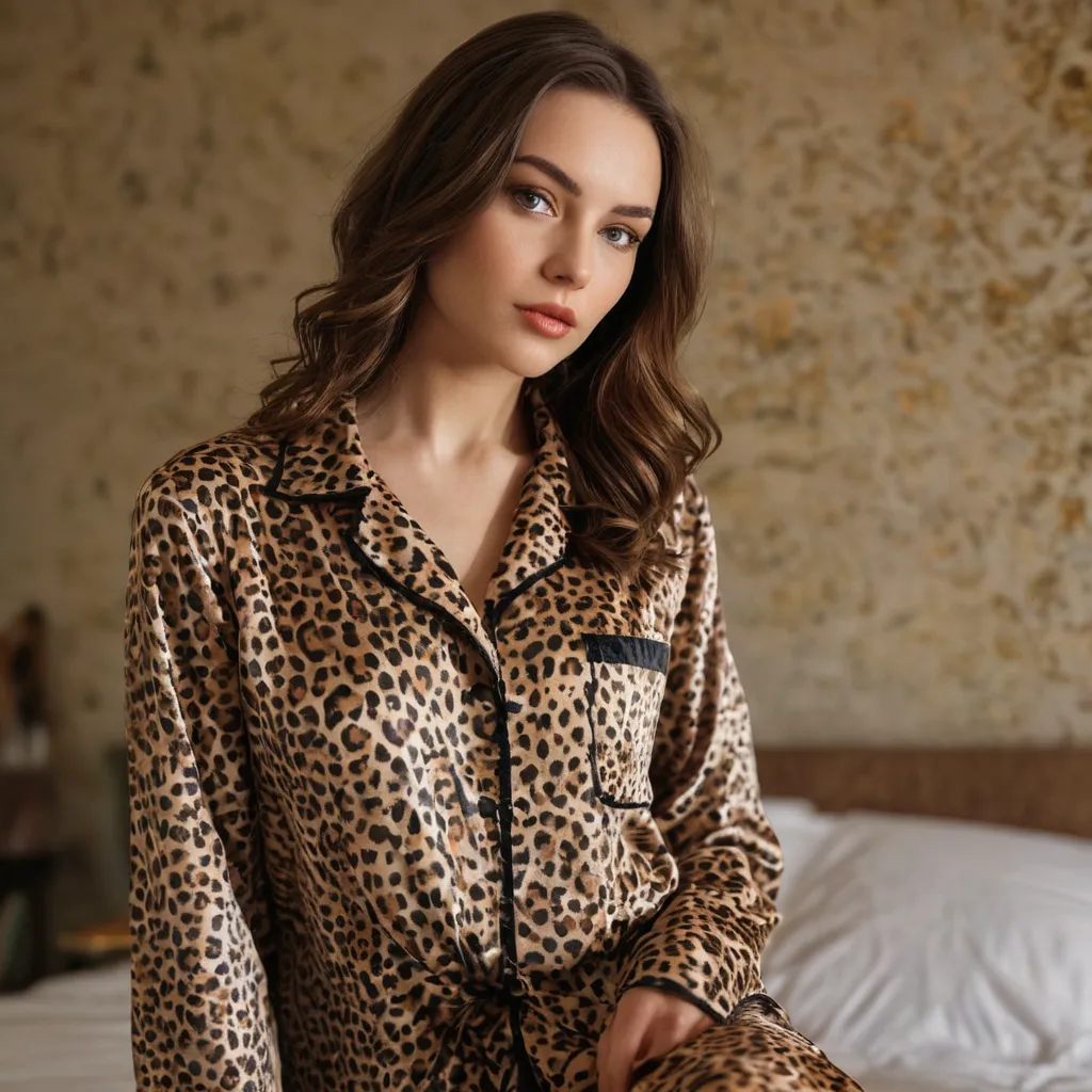 The Captivating Charm of Women's Leopard Print Pajamas
