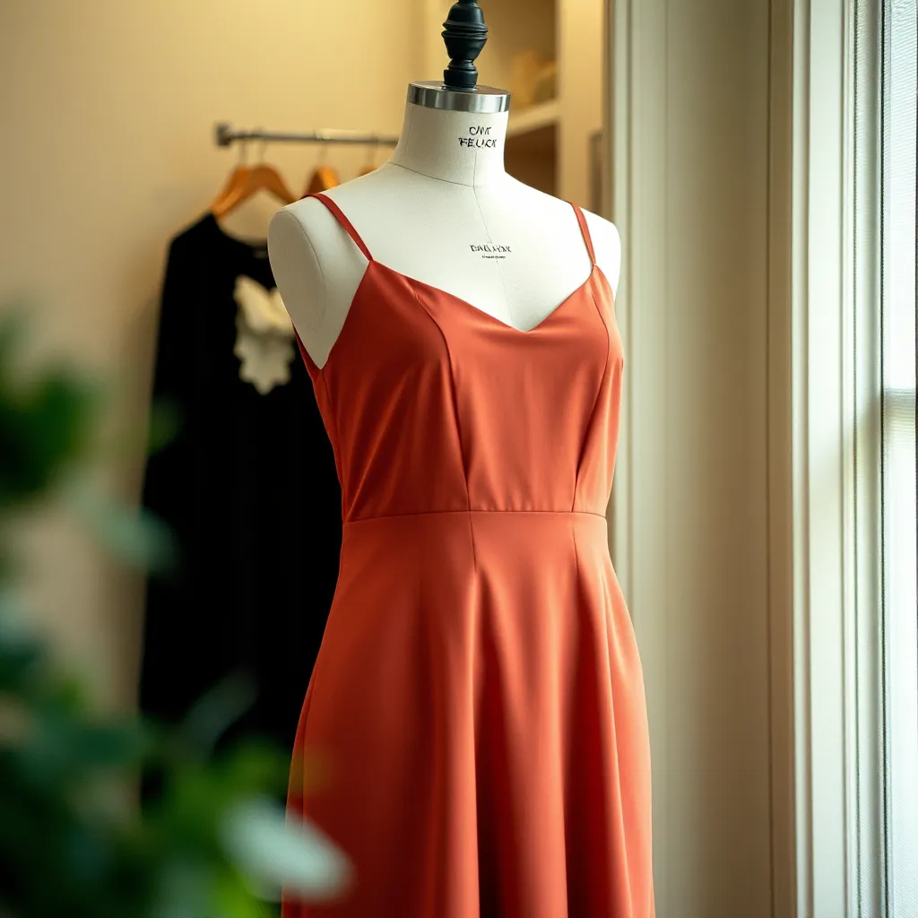 French Twist Bust Slip Dress